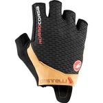 Castelli カステリ 赤いRunning Pro V手袋|Colour:Black / Tan