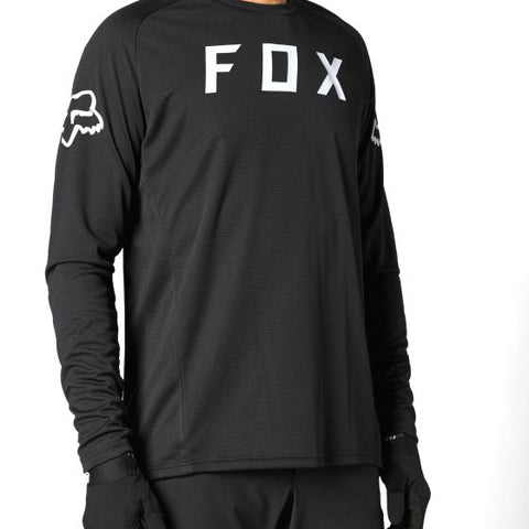 Fox Clothing フォックスクロージング LS Jerseyを守ります|Colour:Black