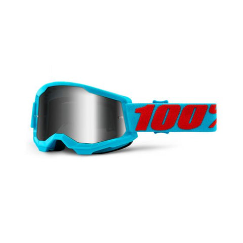 100% Strata 2 Goggles|Lens Colour:Mirror Silver