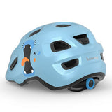 自転車用品くじらRacingMETフーレイキッズヘルメットPale_Blue_Hippo