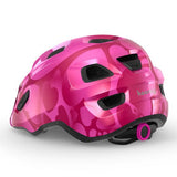 自転車用品くじらRacingMETフーレイキッズヘルメットPink_Hearts