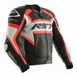 RST Tractech Evo R CEメンズレザージャケット ホワイトUK48
