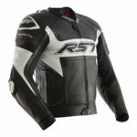 RST Tractech Evo R CEメンズレザージャケット ホワイトUK48