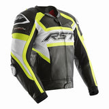 RST Tractech Evo R CEメンズレザージャケット ホワイトUK48