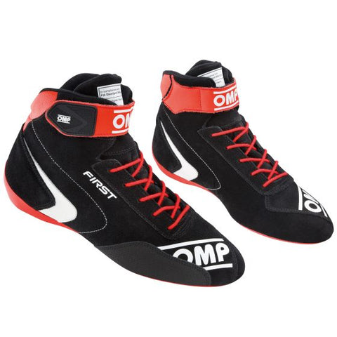 OMP オーエムピー 　ファーストレースブーツ　First 　Black / Red