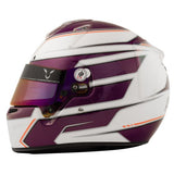 高品質のBellヘルメットバッグ付き NEWモデル Bell ベル KC7-CMRカートヘルメット ルイスハミルトン 2020 パープル/ホワイト 紫 hamilton かっこいい 走行会 ルイスハミルトン 2020