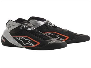 Alpinestars アルパインスターズ Tech 1-KZカートブーツ Black / Silver / Fluro Orange