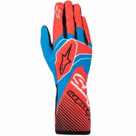 NEWモデル！！ Alpinestarsアルパインスターズ Tech 1-K Race V2カートグローブ Fluro Red / Cobalt Blue 【 カート 走行会 レース 4輪 グローブ 】