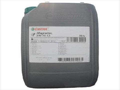 本国生産品 Castrol カストロール Magnatecエンジンオイル|Oil Viscosity：5W40 C3|Size：20 Litre