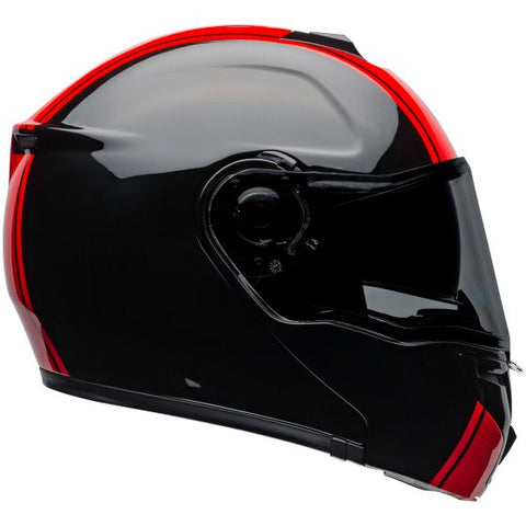 BELL ベル Street SRT Modular Graphic Motorcycle Helmet|Colour：Ribbon Gloss Black / RedSizeXS 53-54cm