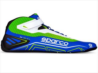 NEWモデル！！ Sparcoスパルコ K-Runカートブーツ-子供のサイズ Blue / Fluro Green