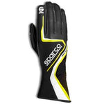 最安挑戦中 NEWモデル！！ Sparcoスパルコ Record レコードカートグローブ Black / Yellow 黒/黄 【 カート 走行会 レース 4輪 グローブ 】