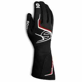 NEWモデル！！ Sparcoスパルコ レースグローブ Tide タイド 外縫い 4輪 Black / Red 黒/赤